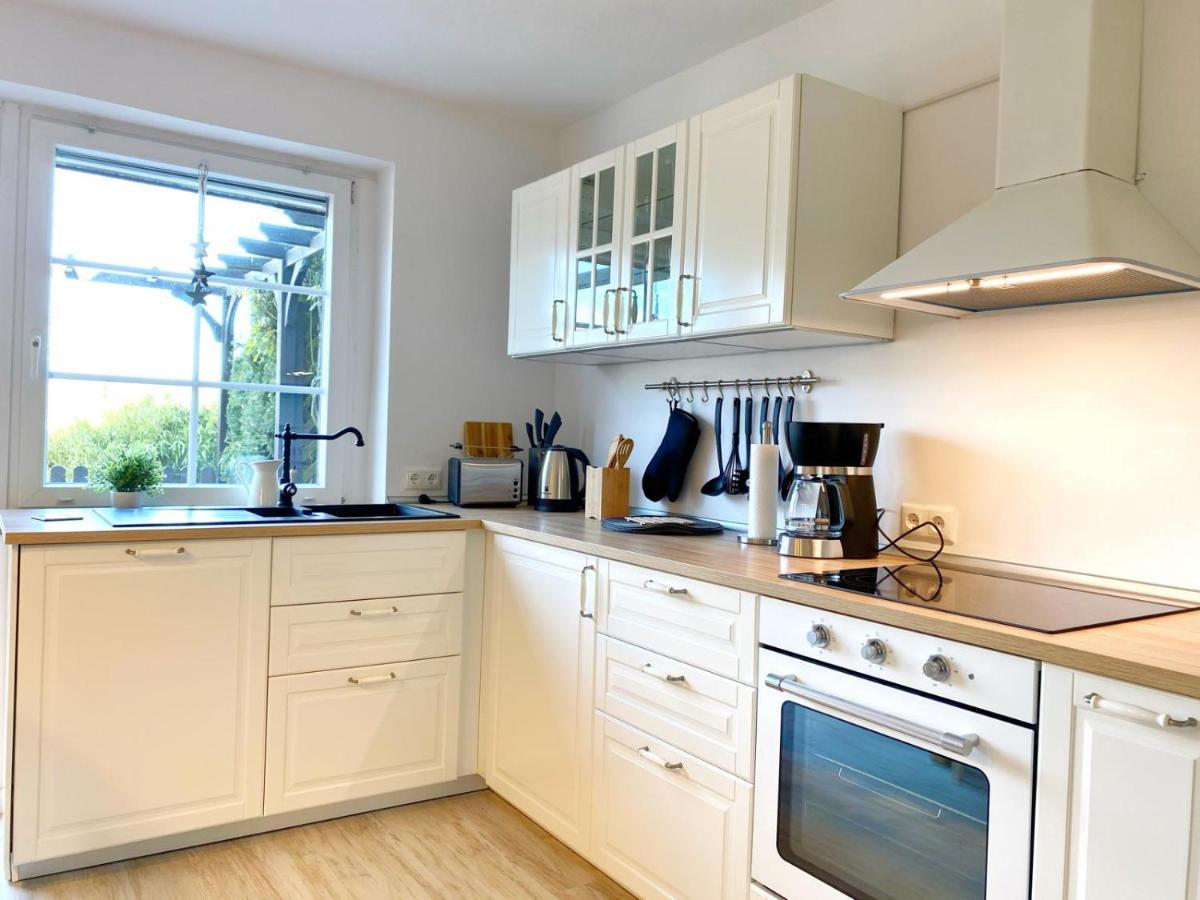 Reethaus Vilmnitz - Ferienwohnung Vilm Bagian luar foto