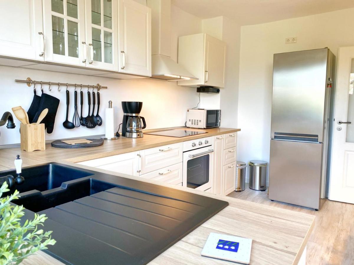 Reethaus Vilmnitz - Ferienwohnung Vilm Bagian luar foto